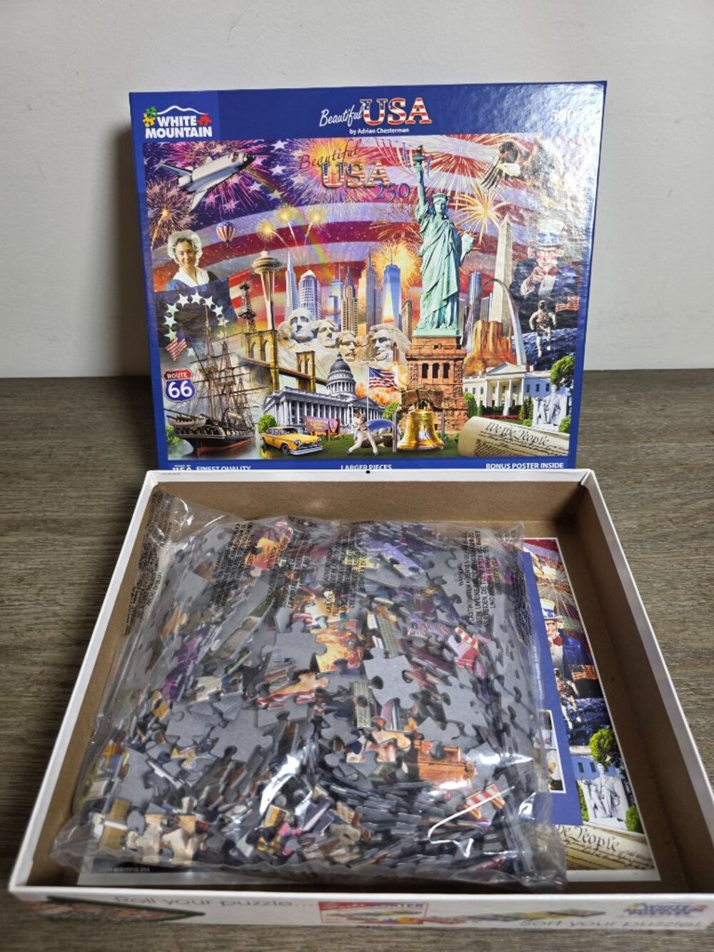 Beautiful USA - 500 Piece Jigsaw Puzzle by White Mountain 2026 - Picture 2 of 8